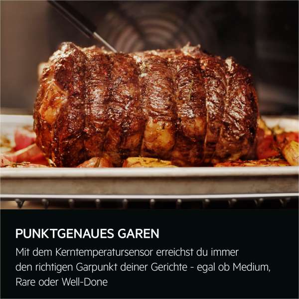 AEG BP9200T 9000 ProAssist, Einbaubackofen, WLAN-fähig, Pyrolytische Selbstreinigung, Matt Black